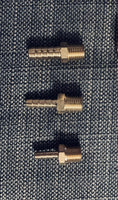 Brass nozzles in 3 different sizes are included in our Oil Kits, as well as a manual shut off valve and connections to our standard 6" or 8" Bottle Filling Machines.  